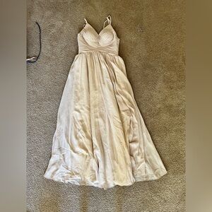 Tan/champagne bridesmaid/formal dress